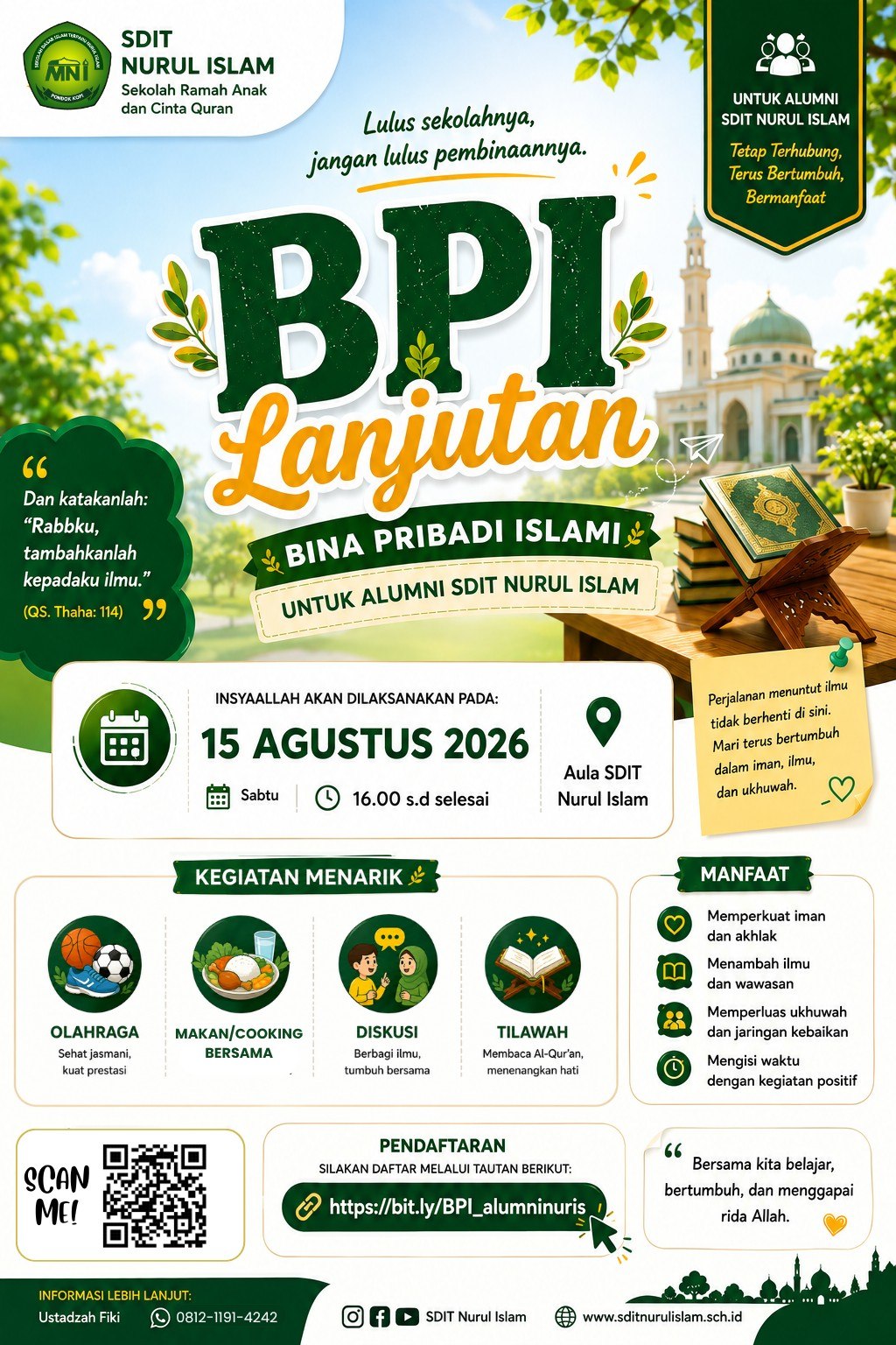 BPI ALUMNI SDIT NURUL ISLAM BPI ALUMNI SDIT NURUL ISLAM