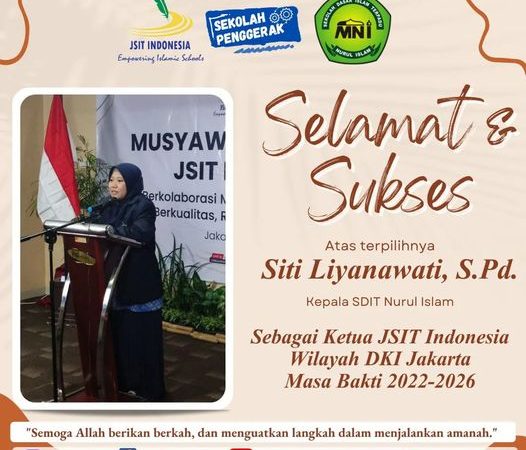 Kepala SDIT Nurul Islam sebagai Ketua JSIT Indonesia Wil. DKI Jakarta